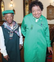 Sandra Sellars/Richmond Free Press
Girl Scouts leaders Gladys Lewis, left, and Anna Washington will be honored Sunday, March 13, at St. Philip’s Episcopal Church, where they have volunteered their time in scouting for more than 50 years. 