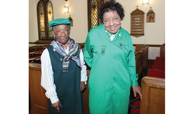 Sandra Sellars/Richmond Free Press
Girl Scouts leaders Gladys Lewis, left, and Anna Washington will be honored Sunday, March 13, at St. Philip’s Episcopal Church, where they have volunteered their time in scouting for more than 50 years. 