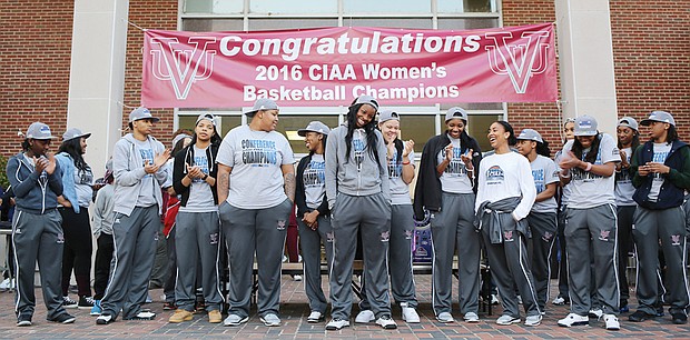 CIAA FUN // Basketball fans flocked to the CIAA Tournament in Charlotte, N.C., last week to see the fast-paced court action in the men’s and women’s games. Fans also enjoyed parties, musical performances and reuniting with old friends and classmates.