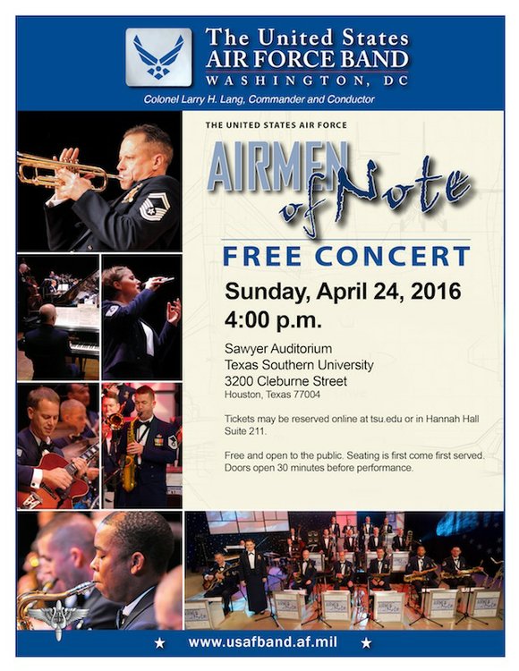 United States Air Force Airman of Note to Perform at Texas Southern
