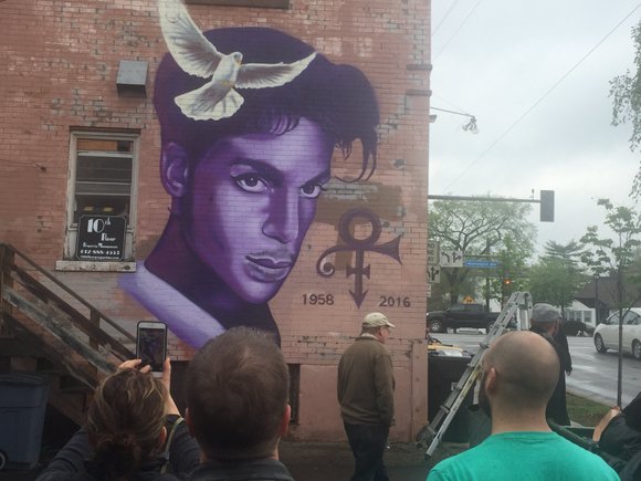 Days after Prince's death, memorials for the music legend are still going strong. Days after Prince's death, memorials for the music legend are still going strong.