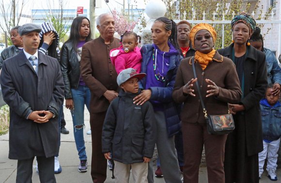 This week family members, community leaders and residents gathered for a street co-naming ceremony for Tanaya Copeland This week family members, community leaders and residents gathered for a street co-naming ceremony for Tanaya Copeland