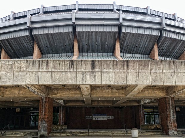 The Richmond Coliseum, now 45 years old, has long passed its prime as a shining example of city progress. Now it is a symbol of the infrastructure challenges the city faces.  