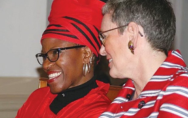 Mpho Tutu exchanged vows in a small private ceremony with her longtime partner Professor Marceline Van Furth in Oegstgeest, a town and municipality in the province of South Holland in western Netherlands.