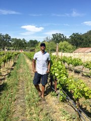 Reggie at Tablas Creek Wineyard
