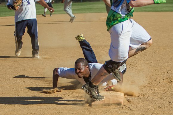 The Cooke’s-Allen softball team, long known as Cooke’s Lawn Service, has been mowing down its softball competitors for decades.