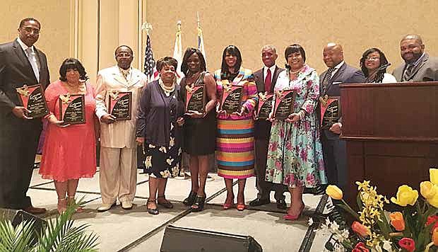 Dr. Mildred C. Harris and the 2016 Chicago Faith Based Community Breakfast Honorees.