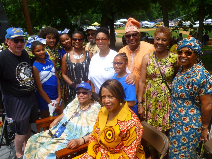 Annual AfricanAmerican Parade and Festival held in Montclair New
