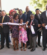 New high-tech Varina library
 // Among the elected officials at the ribbon-cutting ceremony were Tyrone E. Nelson, chairman of the Henrico County Board of Supervisors, who represents the Varina District; Henrico Supervisor Frank J. Thornton of the Fairfield District; Henrico County Manager John A. Vithoulkas; Henrico Delegate Lamont Bagby; and Henrico Sen. A. Donald McEachin. Kareemah Hamdan is the library manager.
