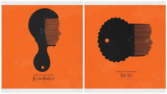 It's a well recognized image. Today's modern hand fisted Afro comb. One artist has used its symbol to celebrate black ... It's a well recognized image. Today's modern hand fisted Afro comb. One artist has used its symbol to celebrate black ...