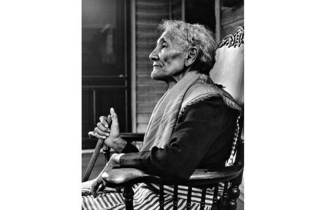 This 1950 photo of an elderly woman only known as Mrs. Jefferson is among the 42 photographs in the exhibit, “Gordon Parks: Back to Fort Scott,” which is opening at the Virginia Museum of Fine Arts.