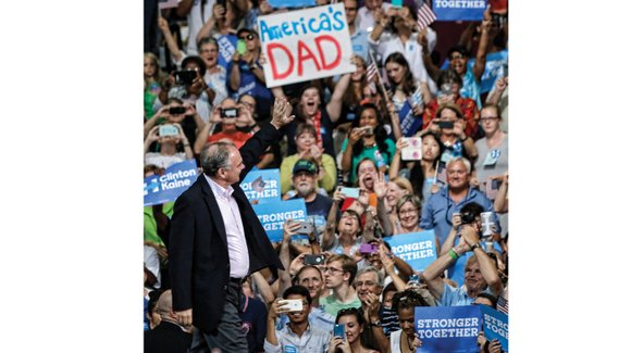 U.S. Sen. Tim Kaine made a triumphant return to Richmond, a smiling hometown hero as the Democrat’s vice presidential nominee. ...