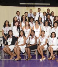 Dollars for scholars //
The 33 winners of the KLM Scholarship Foundation’s 2016 Book Scholarships gather for the awards ceremony last Saturday at Linwood Holton Elementary School in Richmond. The students, who live in Virginia and Maryland, will be attending 15 different colleges and universities in Virginia in the fall. KLM is a nonprofit that has been awarding book scholarships since 2002 to students facing financial obstacles. Scholarship winners must have a 3.0 or better GPA and demonstrate leadership qualities. Cory Mosley, president of Cory Mosley Communications, was the guest speaker at the ceremony. Founder Kimberley L. Martin said the foundation has awarded $184,100 in book scholarships since its start.