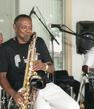 Saxophonist James “Plunky” Branch of Richmond
and his group, Plunky & Oneness, provide the musical
entertainment for the event.