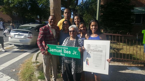 Friends, family members and elected officials gathered Wednesday at the corner of Ely Street and Strang Avenue in the Bronx, ... Friends, family members and elected officials gathered Wednesday at the corner of Ely Street and Strang Avenue in the Bronx, ...