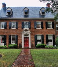 The work of more than 30 designers will be showcased throughout the 1929 Georgian revival home on Hawthorne Avenue. Below, Mrs. Baskerville holds the deed to her family’s Buckingham County property. The deed is one of many family heirlooms featured in the Designer House.