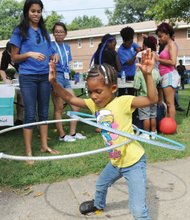 All the right moves

Mamaya Hart, 6, works two hula hoops at the Mosby Court Appreciation Day last Saturday at the East End public housing community. Residents of all ages enjoyed games, food, music, health screenings and other community resources available, including voter registration. The deadline to register to vote in the Nov. 8 election is Monday, Oct. 17.