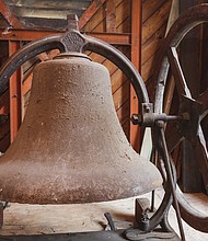 The bell from historic First Baptist Church of Williamsburg, which was sent to Washington last week, will ring during the dedication Saturday of the National Museum of African American Culture and History.