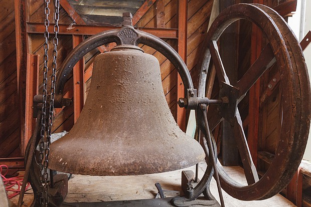 The bell from historic First Baptist Church of Williamsburg, which was sent to Washington last week, will ring during the dedication Saturday of the National Museum of African American Culture and History.