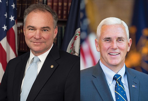 Sen. Kaine, Mr. Pence