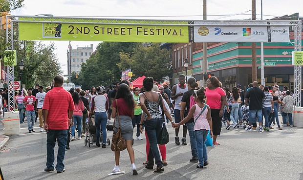 Fun on 2nd Street // Thousands of people enjoyed music, food and fun during the 28th Annual 2nd Street Festival in Jackson Ward last weekend. Streets were blocked off to accommodate the stages, where a variety of musical acts and entertainers performed to appreciative crowds on Oct. 1 and 2.