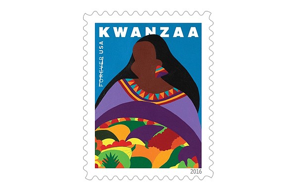 The Kwanzaa holiday is being saluted with a colorful new stamp from the U.S. Postal Service. The new stamp celebrating ...