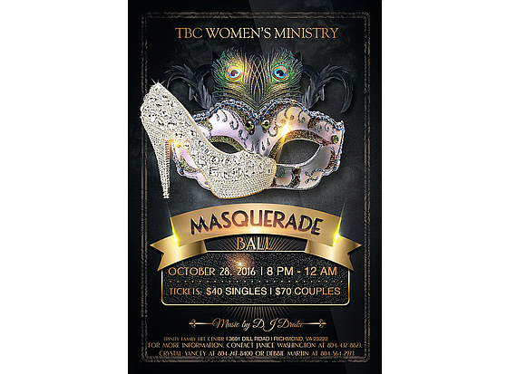 The Women’s Ministry of Trinity Baptist Church is hosting its second Masquerade Ball 8 p.m. to midnight Friday, Oct. 28, …