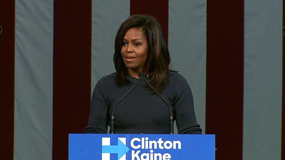 First lady Michelle Obama delivered Thursday an impassioned denunciation of Donald Trump, calling the recently unearthed comments by the Republican ... First lady Michelle Obama delivered Thursday an impassioned denunciation of Donald Trump, calling the recently unearthed comments by the Republican ...