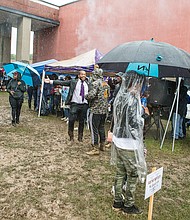 Rain couldn’t stop  a “W” at homecoming // Unfazed by Saturday’s rain, Virginia Union University’s football players, fans, students and alumni put homecoming 2016 in the win column last weekend, with an awesome display of Panther spirit.
People tailgated, the band played with gusto and the team rolled over Lincoln University of Pennsylvania 39-6 on a muddy Hovey Field.
The 151-year-old university located on Richmond’s North Side celebrated homecoming with a barrage of events that culminated with the game and weekend festivities. Among them: Convocation with author and Georgetown University professor Dr. Michael Eric Dyson, class reunion celebrations honoring the Class of 1966, the Mr. and Miss VUU Coronation Ball and a step show by Greek organizations. 