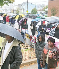 This file photo shows the importance of voting to people throughout Richmond. Voters stand in a long line outside Carver Elementary School to cast ballots in the November 2008 presidential election.