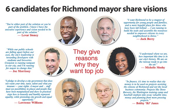6 candidates for Richmond mayor share visions