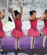 Budding ballerinas //
Lively dancers perform during “Clara’s Christmas Gift,” a Christian-inspired version of “The Nutcracker” by The Dance Candle Academy of Performing and Sacred Arts. The academy held two performances last Saturday at Virginia Union University. Please see story, more photos, B3.