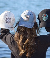 Coffee, Old Glory and Sugar Skull Hats.