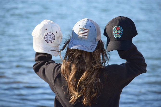 Coffee, Old Glory and Sugar Skull Hats.