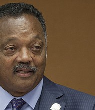 Reverend Jesse Jackson says that President Obama’s most historic contribution was to understand the clear and present danger of catastrophic climate change. In this photo, Jackson speaks at the United Nations for the International Day for the Elimination of Racial Discrimination in Geneva in March 2012. (Eric Bridiers/Wikimdia Commons)