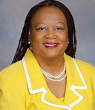 Mamie E. Locke, state senator from Hampton and chair of the Virginia Legislative Black Caucus: