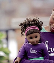 The new American Girl doll Gabriela McBride is a dancer and poet, inspiring girls to use their voice to help others. (COURTESY OF AMERICAN GIRL )