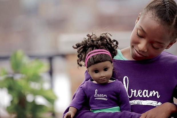 The new American Girl doll Gabriela McBride is a dancer and poet, inspiring girls to use their voice to help others. (COURTESY OF AMERICAN GIRL )