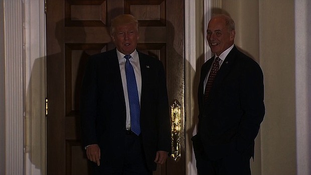 President-elect Trump with Ret. Gen. John Kelly who he chose to head the Department of Homeland Security. The battle over immigration policy has millions of people in the US unsure of whether they'll be able to stay in the country.