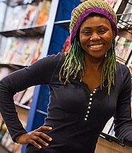 Ariell Johnson, owner of Amalgam Comics & Coffeehouse