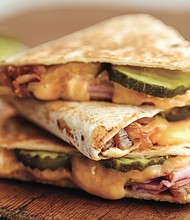 Ham and Gouda Quesadilla