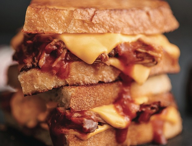 Pulled Pork Grilled Cheese