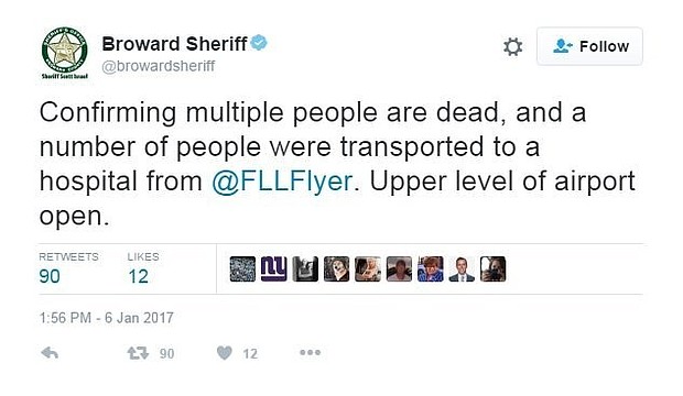 	Multiple people were killed in a shooting at the Fort Lauderdale airport on Friday, January 6, 2017, the Broward County Sheriff's Office said on Twitter. The gunman is in custody and was a lone shooter, Broward County Mayor Barbara Sharief told CNN.