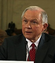 Sen. Jeff Sessions began the defense of his nomination for Donald Trump's attorney general on Tuesday, January 10, 2017 by emphasizing a theme of enforcing law and order and strongly pushed back against allegations of racism in his long career.
