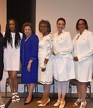 Zeta Phi Beta Sorority, Incorporated inducts new members
