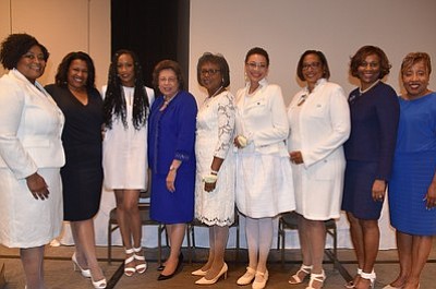 Zeta Phi Beta Sorority, Incorporated, a 96-year-old women's service organization, inducted Dr. Anita Hill, Esq., Cynthia James, and Rhona Bennett …