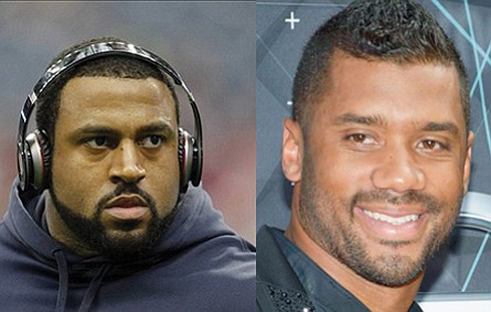 Seattle Seahawks quarterback Russell Wilson and Houston Texans offensive tackle Duane Brown both earned an A-plus on their NFL first ...