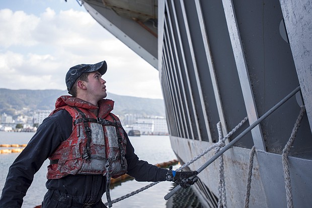 Gunner's Mate Seaman Jordan Goehring