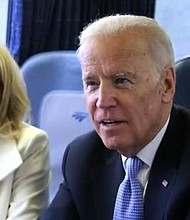 CNN rode the rails with former Vice President Joe Biden as he took the train from Washington to Wilmington, Delaware, following President Donald Trump's inauguration. Biden rode with his wife, Jill.