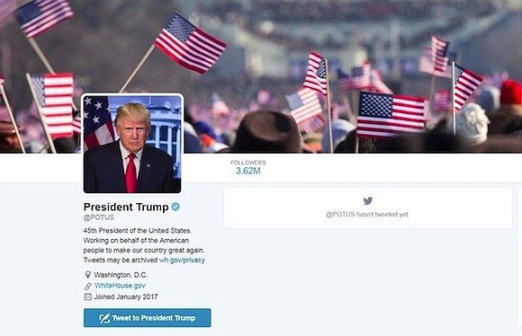 Although the @POTUS Twitter account changed hands from Barack Obama to Donald Trump a minute after noon Friday, Obama's presence …